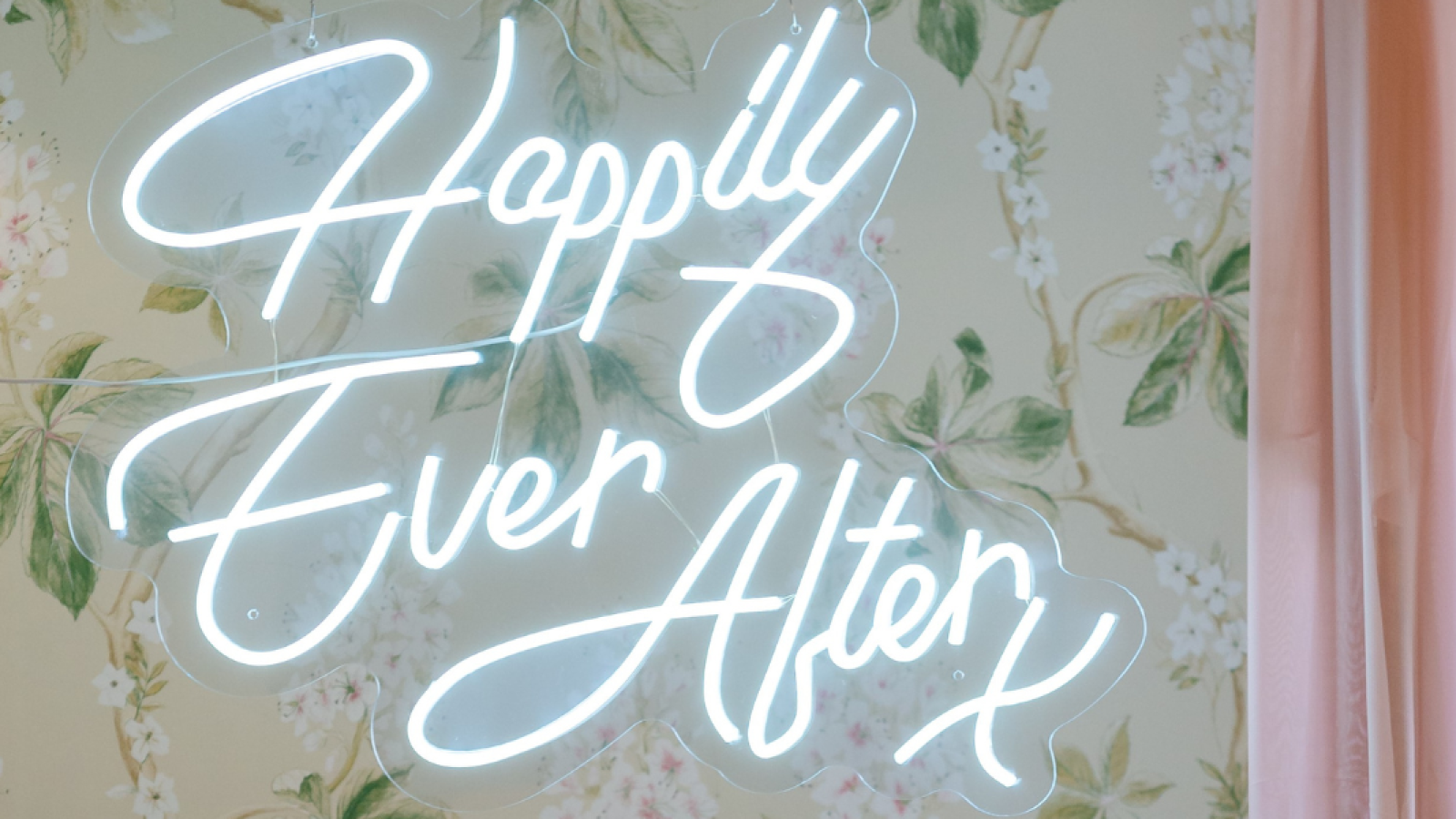 Happily Ever After sign for the blog post