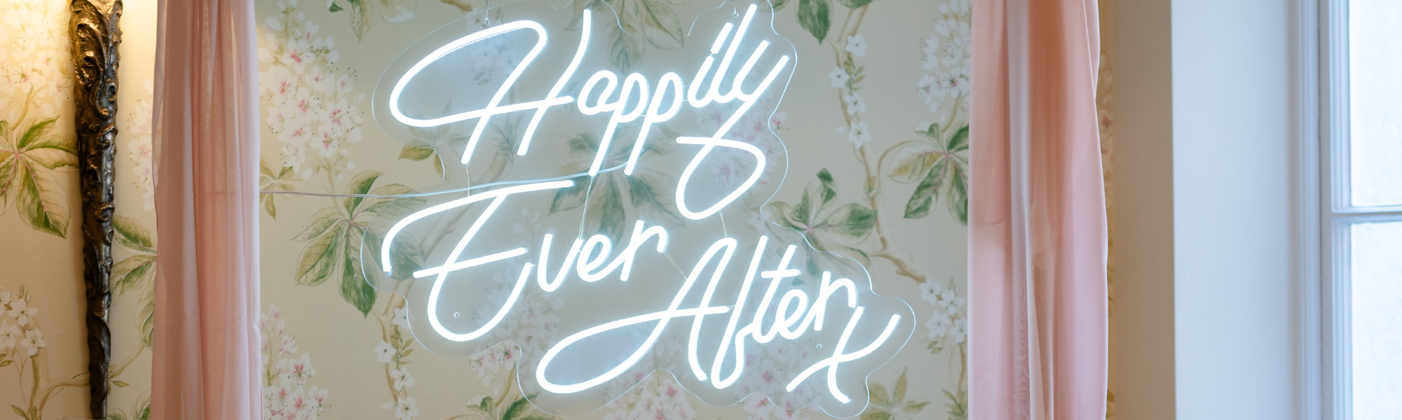 Happily Ever After sign for the blog post