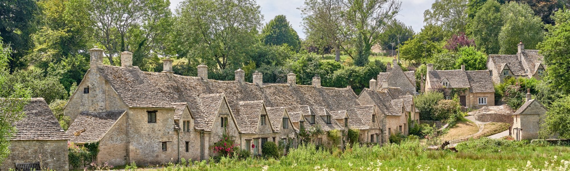 Arlington Row, Bibury in the Cotswolds