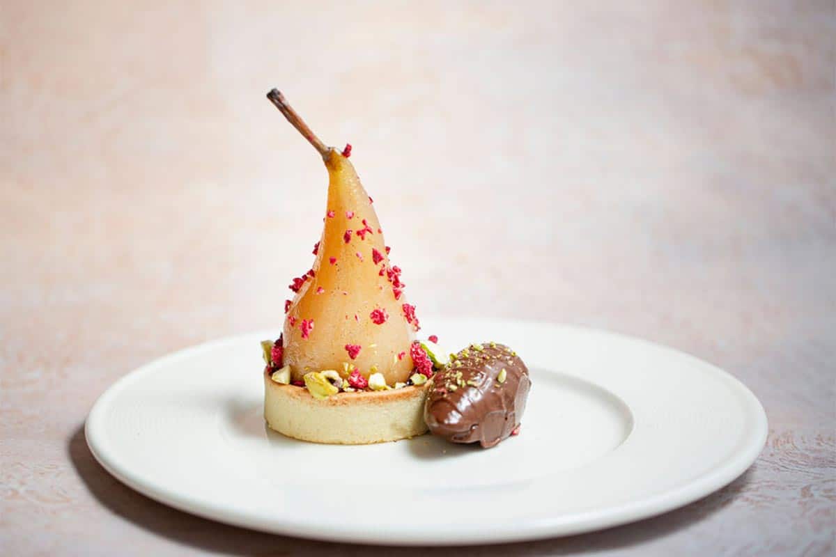 Pear-Poached