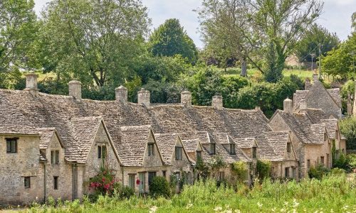 Arlington Row, Bibury in the Cotswolds