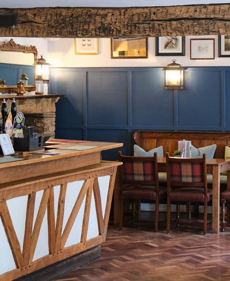 View of the Oak bar and seating area