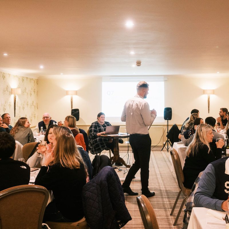 Teams sat on tables during a Stratton Quiz night